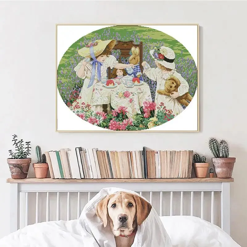 Suburban Afternoon Tea Beautiful Cross Stitch Kits