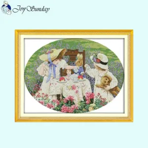 Suburban Afternoon Tea Beautiful Cross Stitch Kits