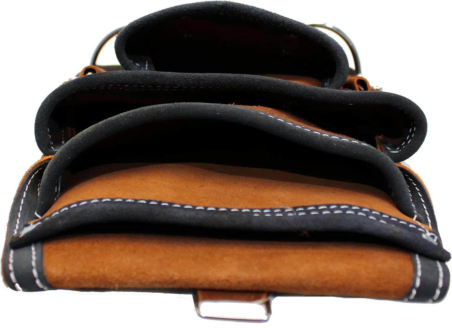 Suede Tool Pouch | 10 Pocket Leather Tool Pouch | Carpenters Nail & Tool Pouch Bag