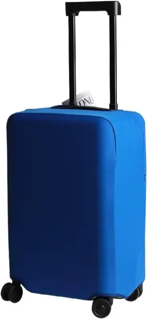 Suitcase Cover Luggage Protector, Durable,Convenient Large Pocket for Stress-Free Travel Experience Blue for 24inch[Fit23~24inch]