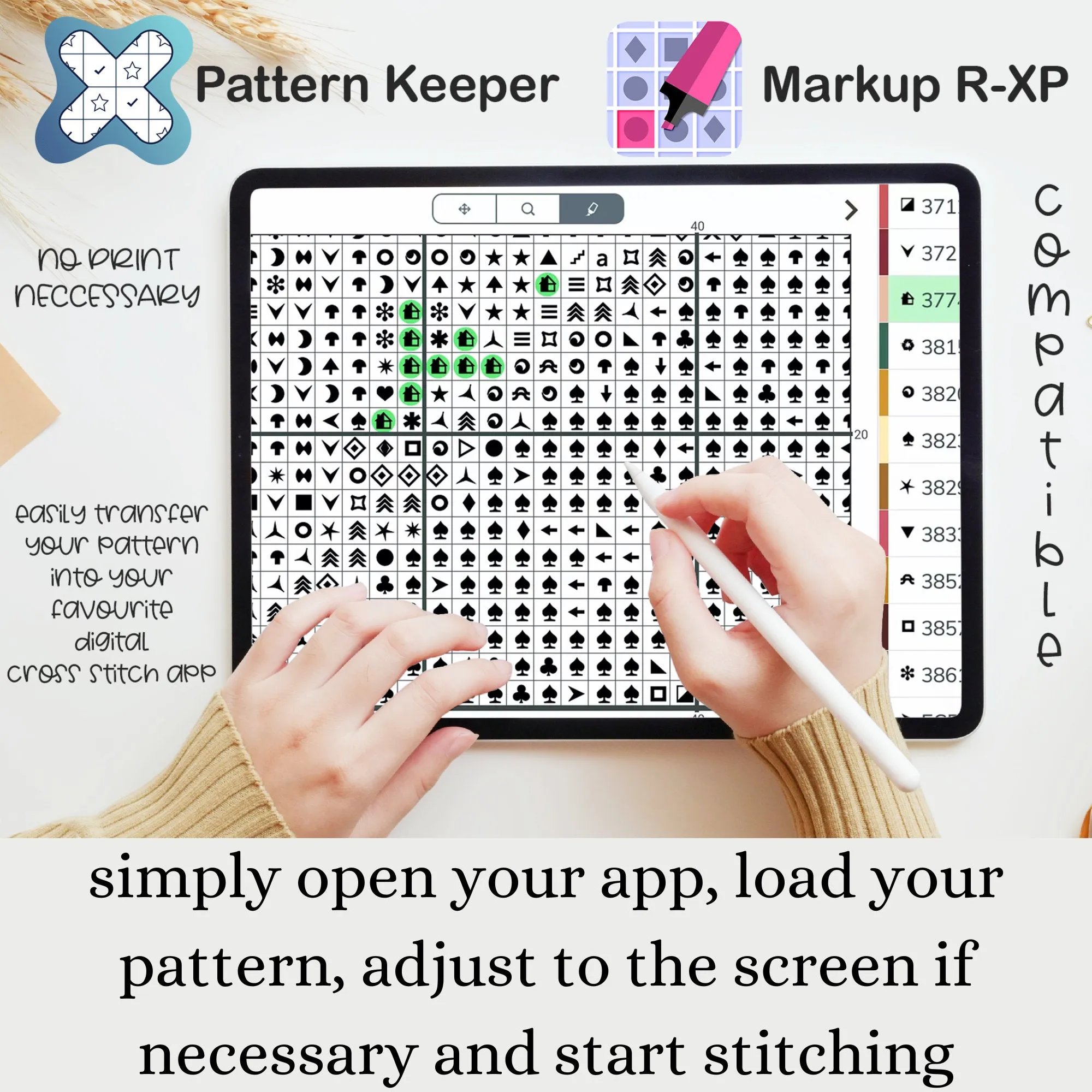 Suitcase Cross Stitch Pattern #995