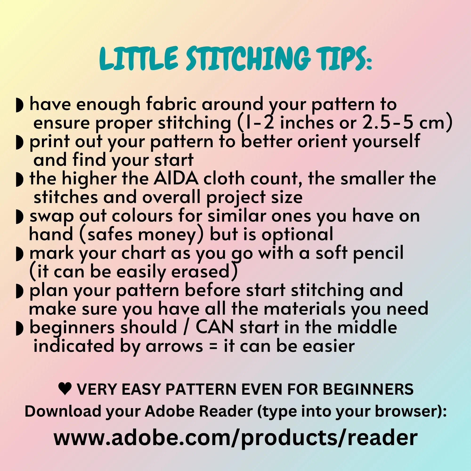 Suitcase Cross Stitch Pattern #995