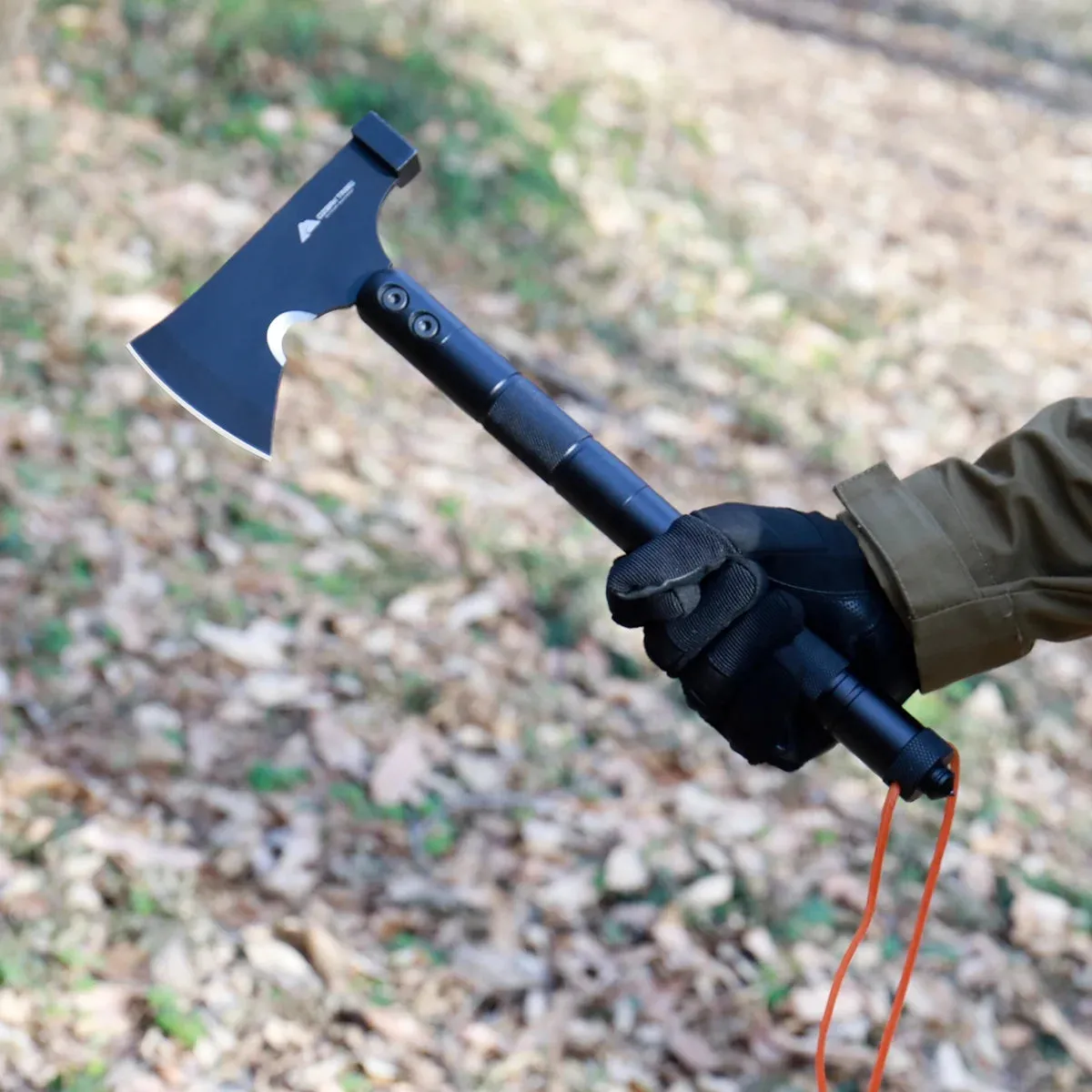 Survival Kit with Folding Shovel | 15.35" High-Carbon Steel Multi-Tool | Professional Emergency Gear with Hard Case