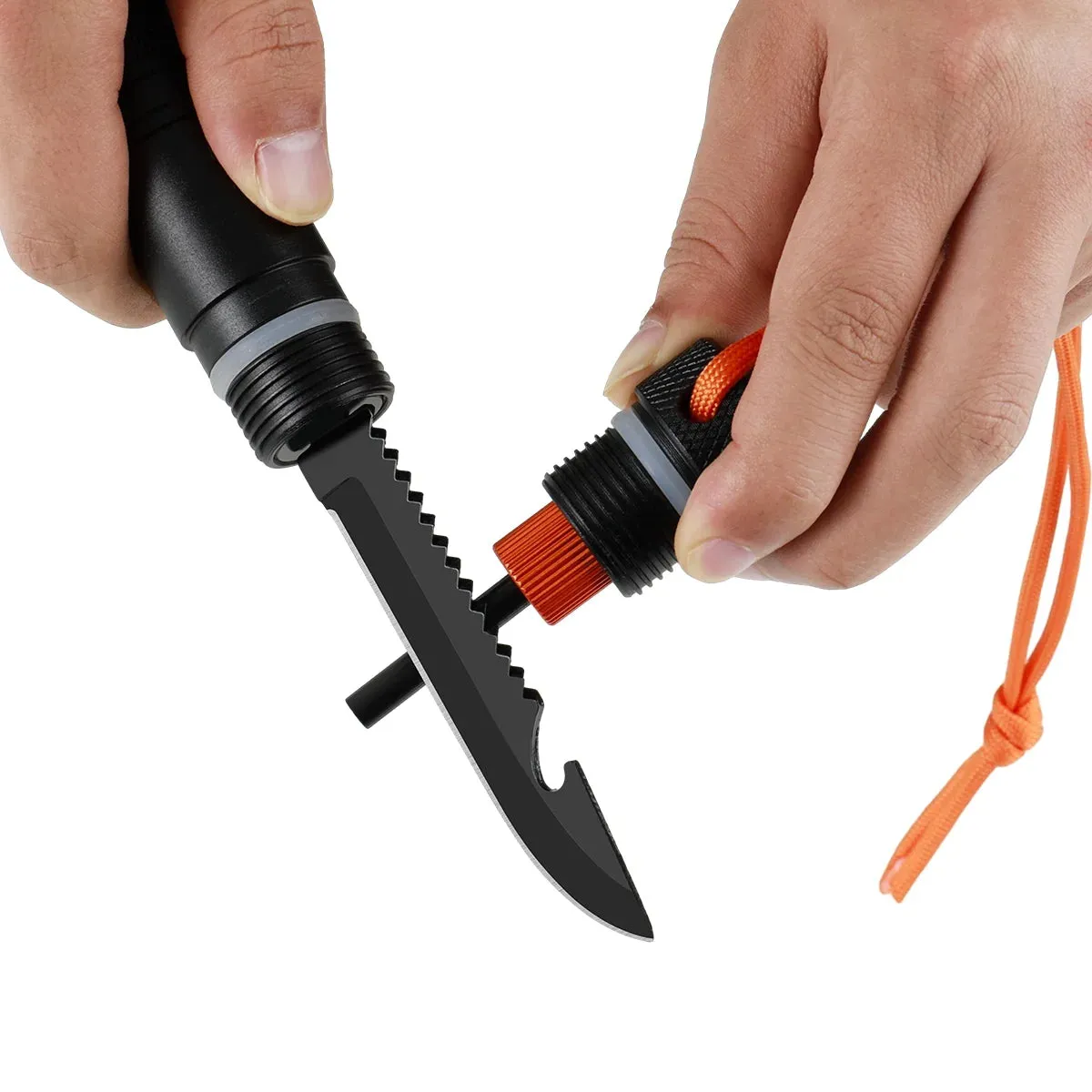 Survival Kit with Folding Shovel | 15.35" High-Carbon Steel Multi-Tool | Professional Emergency Gear with Hard Case