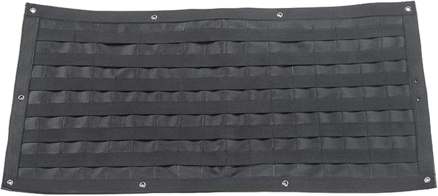 Tailgate Storage Bag Interior Storage Trunk Storage Bag Universal Cargo Organizer for Jk Tailgate Molle Panel