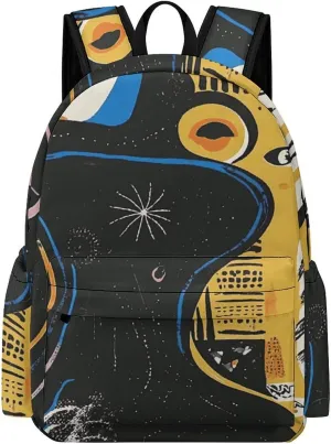 Taking A Picture of Himself Laptop Backpacks Casual Shoulder Bag Travel Daypack Fashion Durable for Men Women
