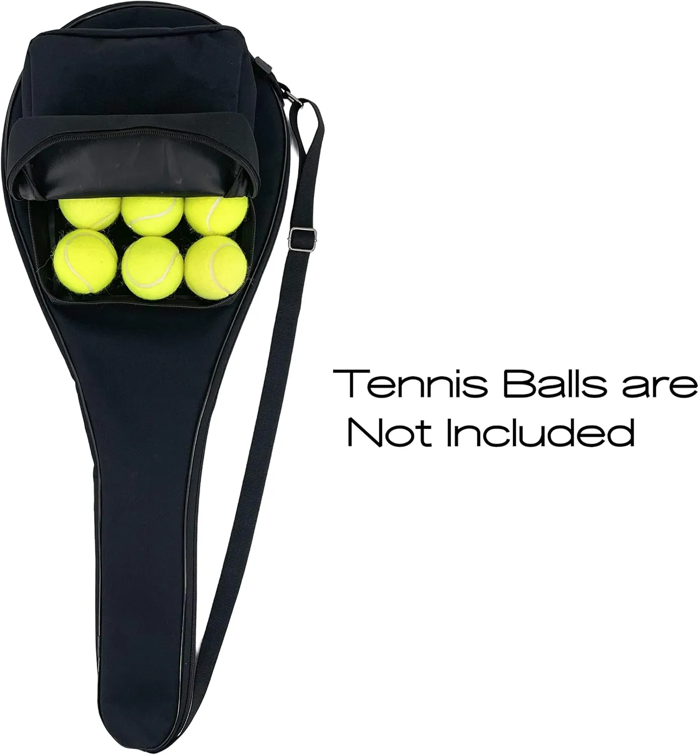 TaktZeit Tennis Bag Lightweight and Padded Tennis Rackets Cover with Adjustable Shoulder Strap