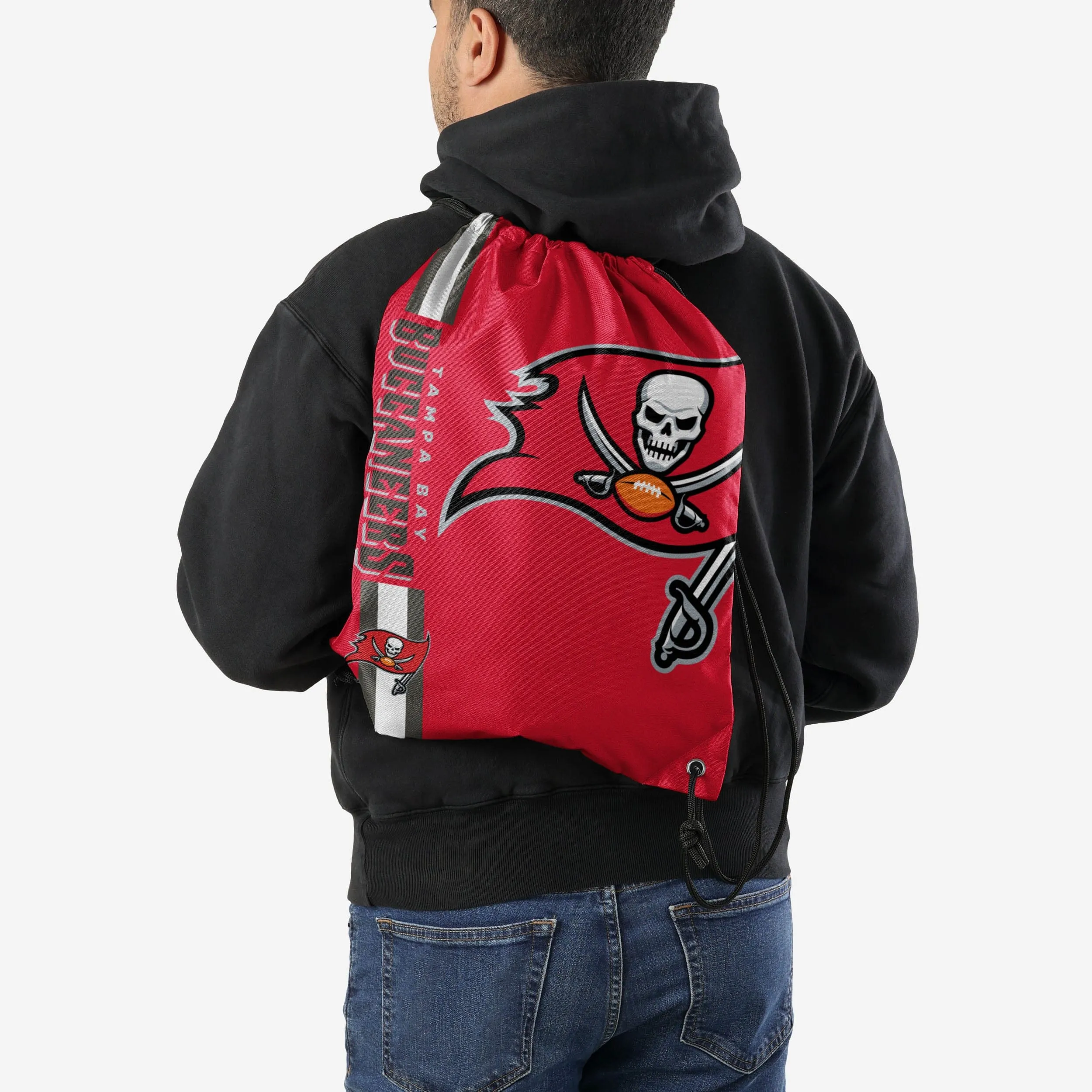 Tampa Bay Buccaneers Big Logo Drawstring Backpack
