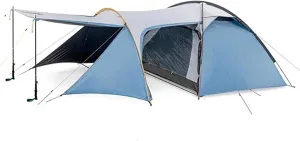 Tent 3-4 Person-Camping-Tents, Waterproof Windproof Family Tent, Double Layer, Lightweight Camping Tents, Easy to Install, Hiking and Mountaineering Trips