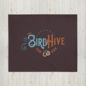 The BirdHive Throw Blanket