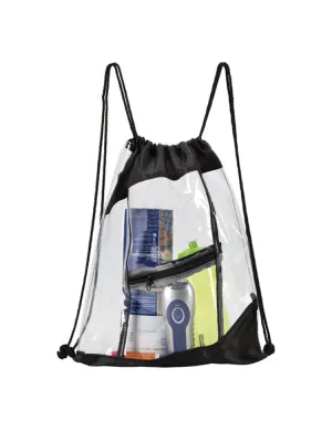 THE CLARITY CLEAR DRAWSTRING PACK