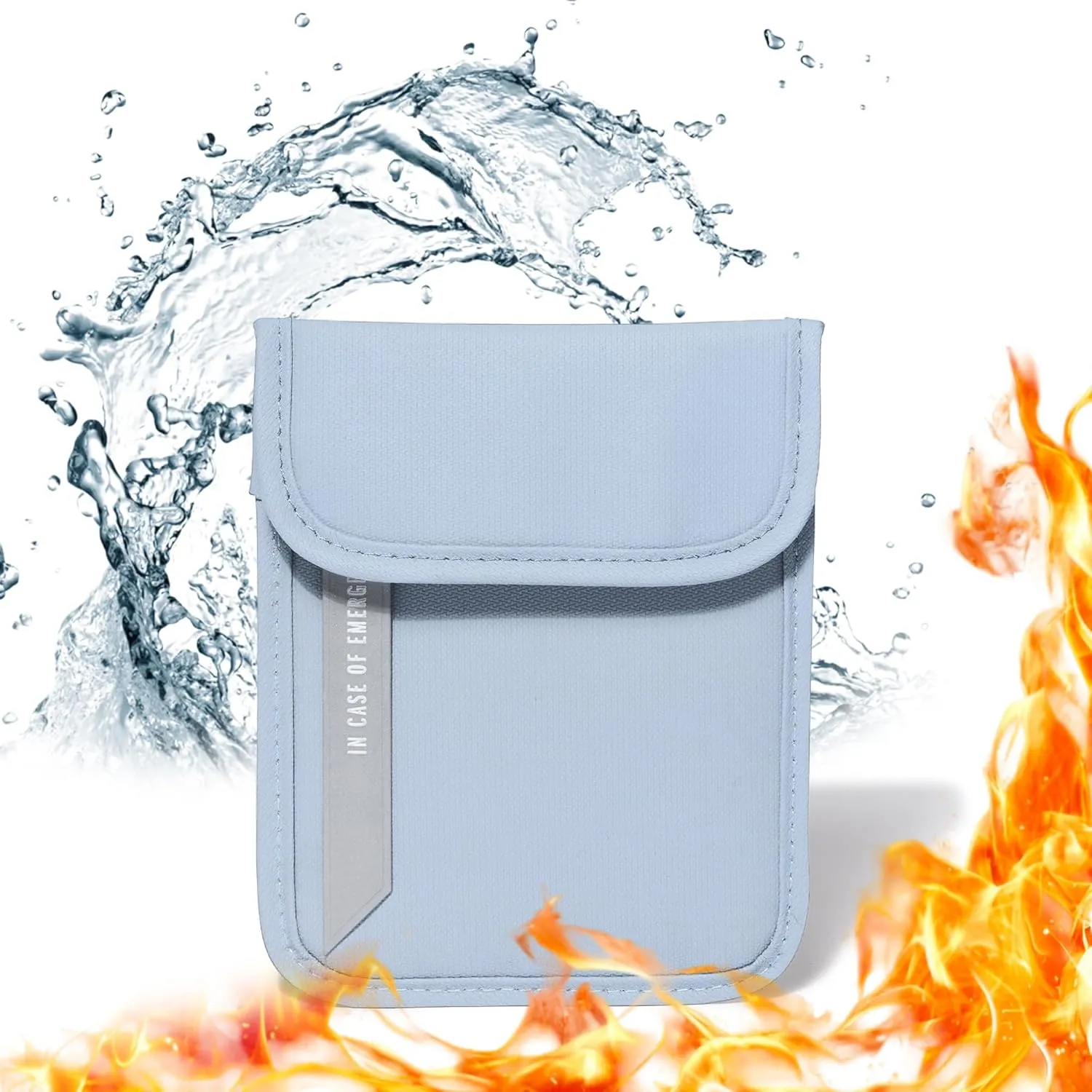 The PaperSavor™ Small Fireproof Bag - Waterproof & Flame Retardant Bag for Documents