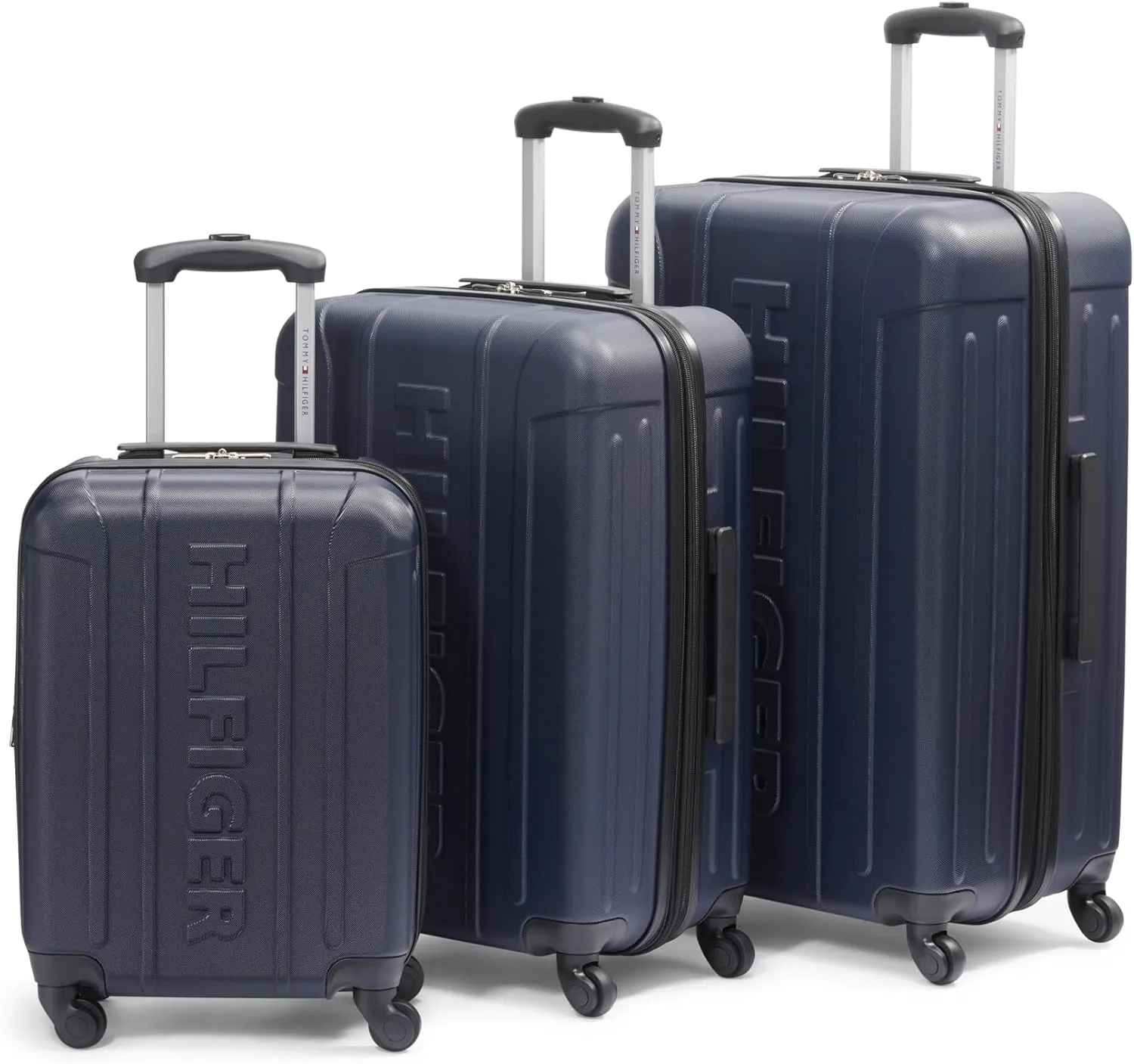 Tommy Hilfiger Unisex Luggage Check In,Navy,large