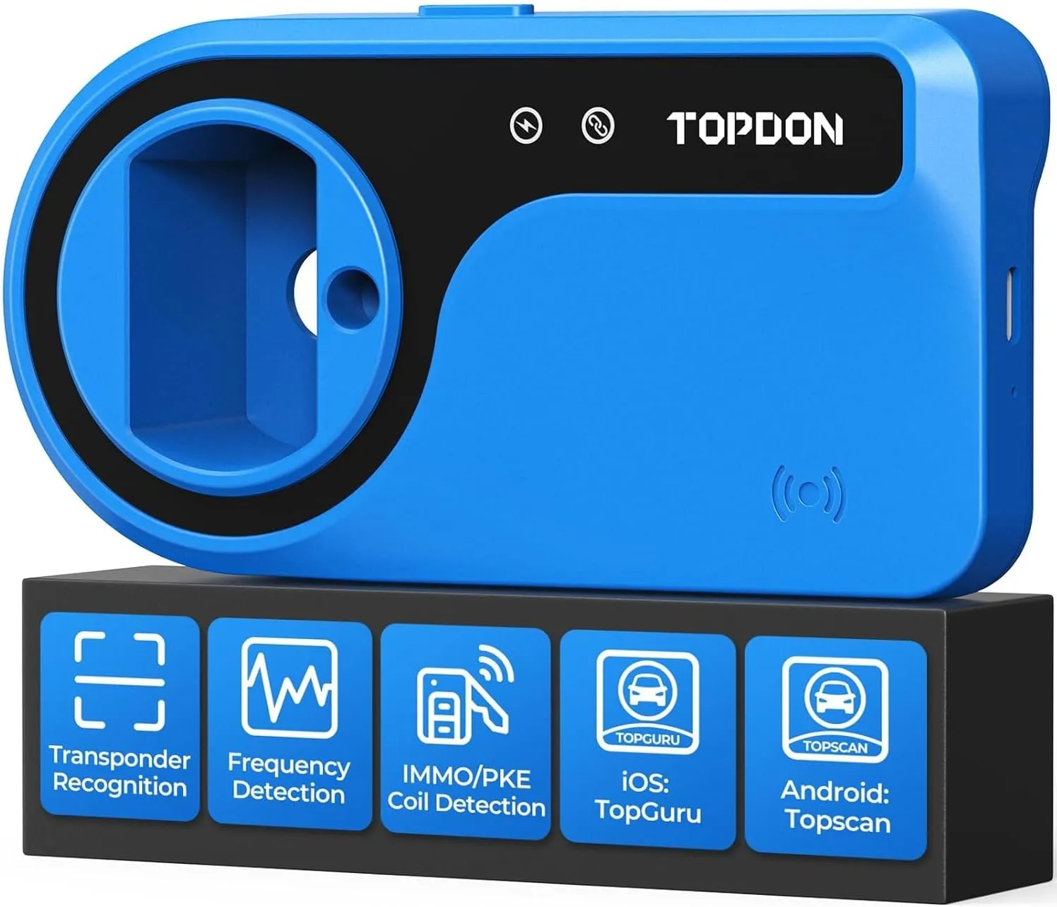TOPDON T-Darts Transponder Tester, Remote Key Frequency Tester, Transponder Recognition & Generation, Frequency Detection, Write Keys Via Dumps, Key Signal Tester