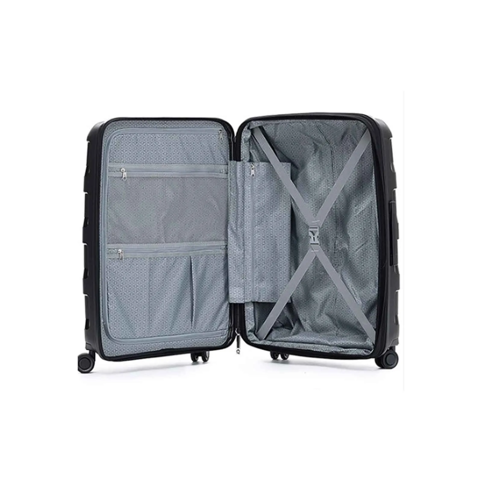 Tosca Comet 4 Wheel 67cm Medium Suitcase Black
