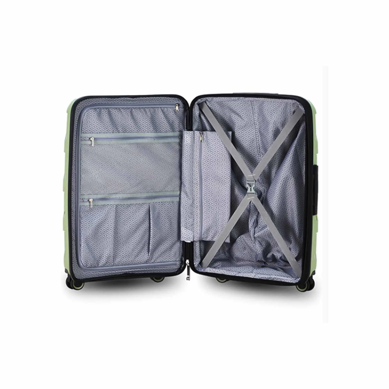 Tosca Comet 4 Wheel 67cm Medium Suitcase Sage Green