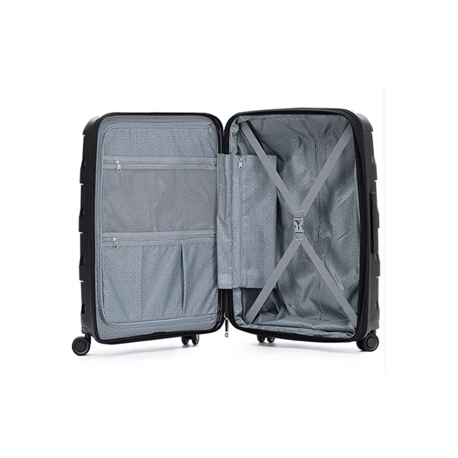 Tosca Comet 4 Wheel 78cm Large Suitcase Black