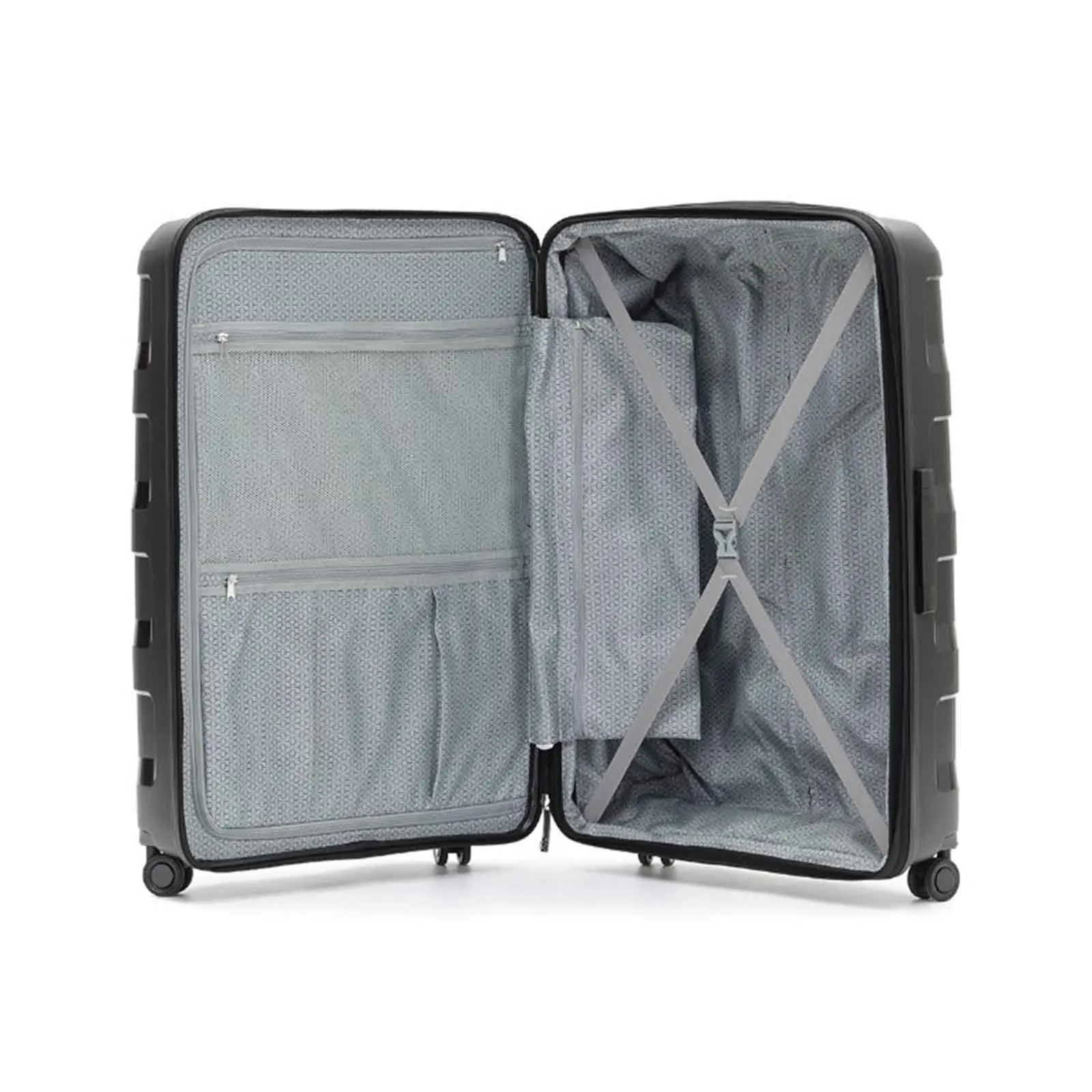 Tosca Comet 4 Wheel 81cm Large Suitcase Black