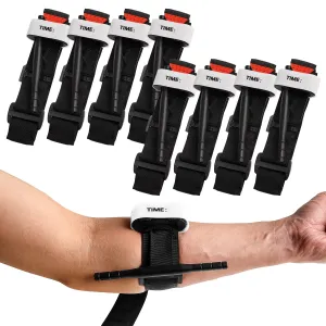 Tourniquets, Military Emergency Tourniquets for Combat, Tactical Hemostatic Tourniquets Single-Handed Application for Outdoor Emergency (8 Pack, Black)
