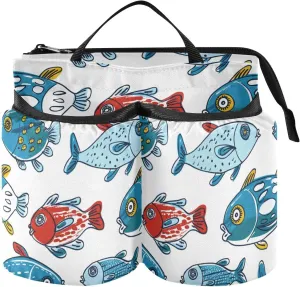 Travel Cup Caddy Adjustable Hand-painted Moldfish Luggage and Travel Accessories Travel Gifts for Suitcase Attachemt accesorios avion