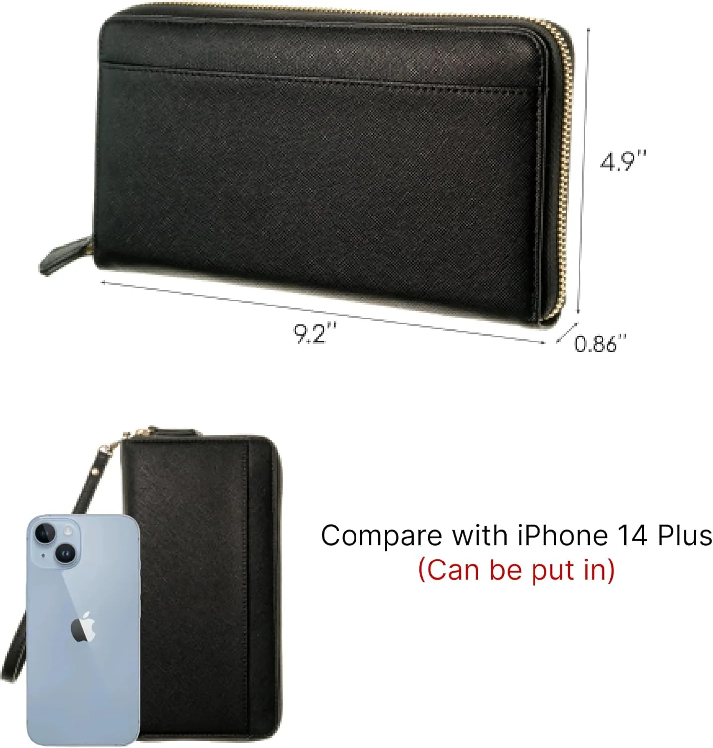 Travel Document Organizer - RFID Passport Wallet Case Family Holder Id Wristlet