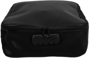 Travel File Organizer Fireproof Document Bag Waterproof Case for Important Papers Multi-Layer Storage Password Lock