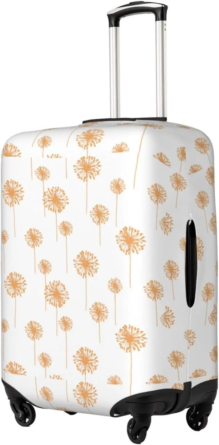 Travel Luggage Cover Suitcase Elastic Washable Dandelion Suitcase Protector Bag,Spandex Double-Sided Baggage Covers,Medium