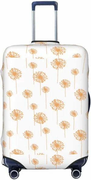 Travel Luggage Cover Suitcase Elastic Washable Dandelion Suitcase Protector Bag,Spandex Double-Sided Baggage Covers,Medium