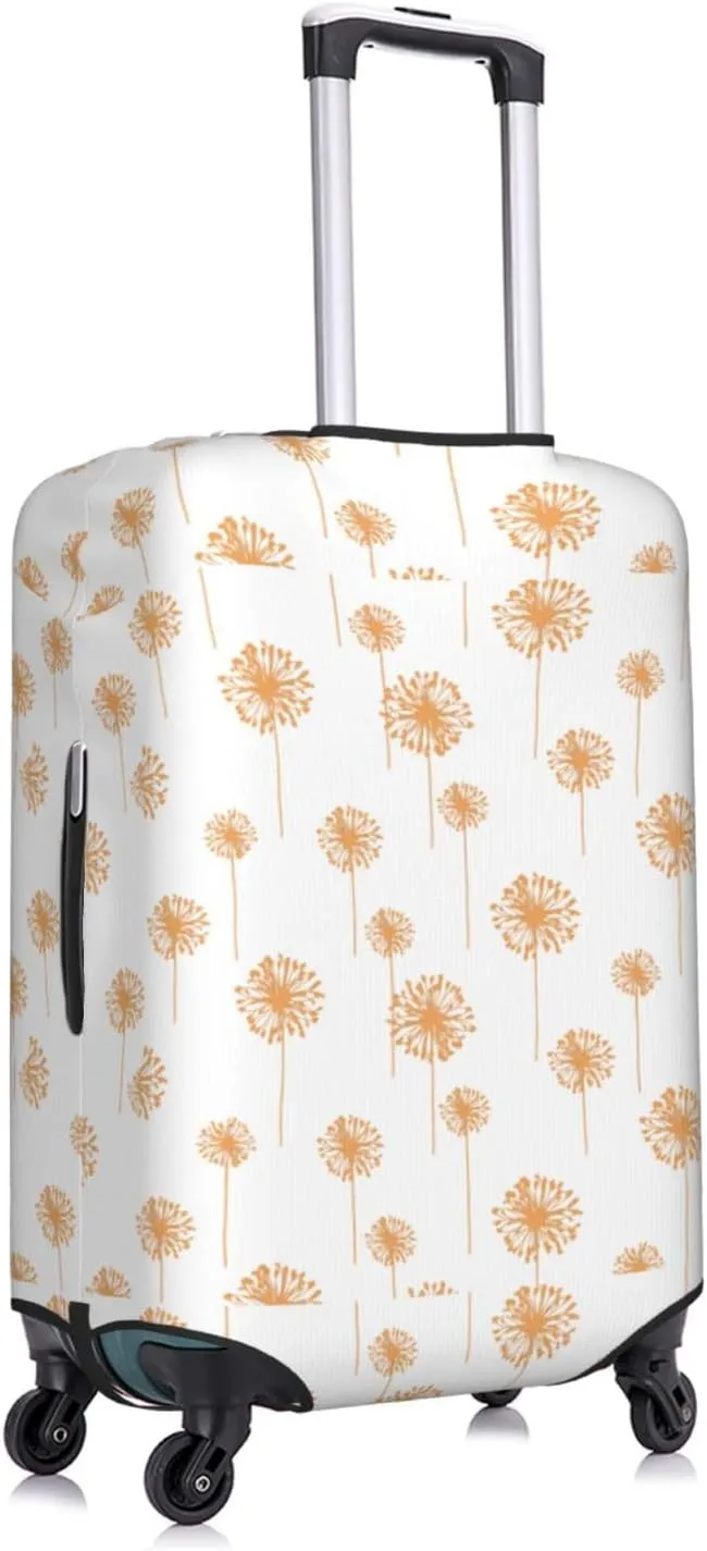 Travel Luggage Cover Suitcase Elastic Washable Dandelion Suitcase Protector Bag,Spandex Double-Sided Baggage Covers,Medium