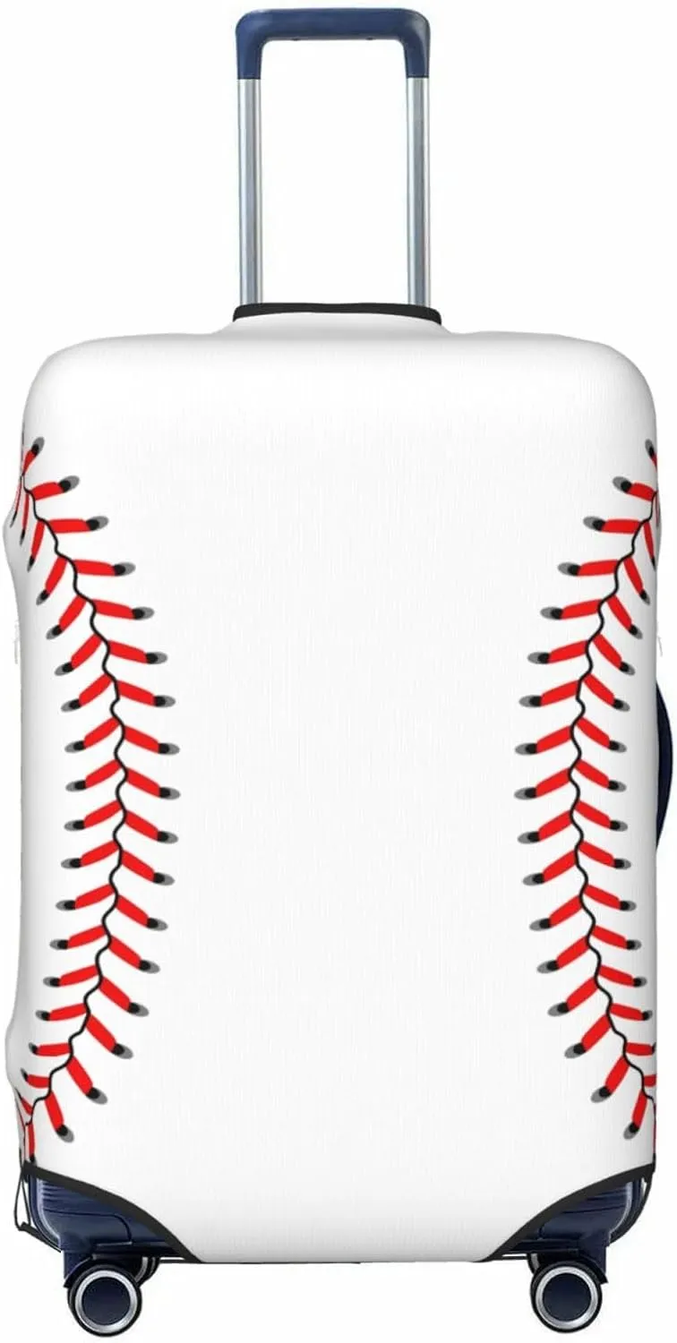 Travel Luggage Cover Suitcase Elastic Washable Stretch Baseball Sport Suitcase Protector Bag,Anti-Scratch Spandex Double-Sided Baggage Covers For Wheeled Suitcase Kid Adult