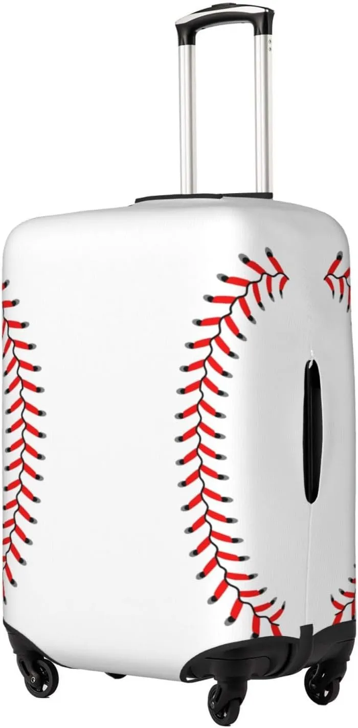 Travel Luggage Cover Suitcase Elastic Washable Stretch Baseball Sport Suitcase Protector Bag,Anti-Scratch Spandex Double-Sided Baggage Covers For Wheeled Suitcase Kid Adult