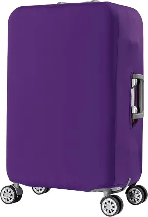 Travel Luggage Cover, Suitcase Protector for 18-28 Inch Luggage (Purple, 18-20 inch)