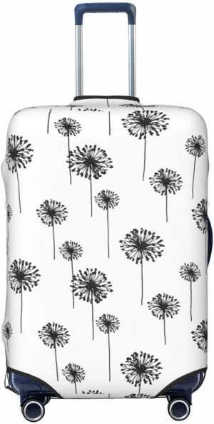 Travel Luggage Cover Suitcase Stretch Washable Dandelion Suitcase Protector Bag,Spandex Double-Sided Baggage Covers,Large