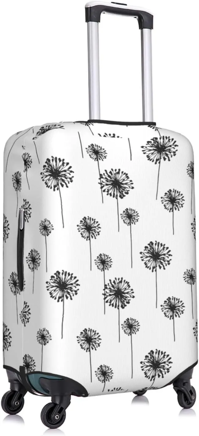 Travel Luggage Cover Suitcase Stretch Washable Dandelion Suitcase Protector Bag,Spandex Double-Sided Baggage Covers,Large