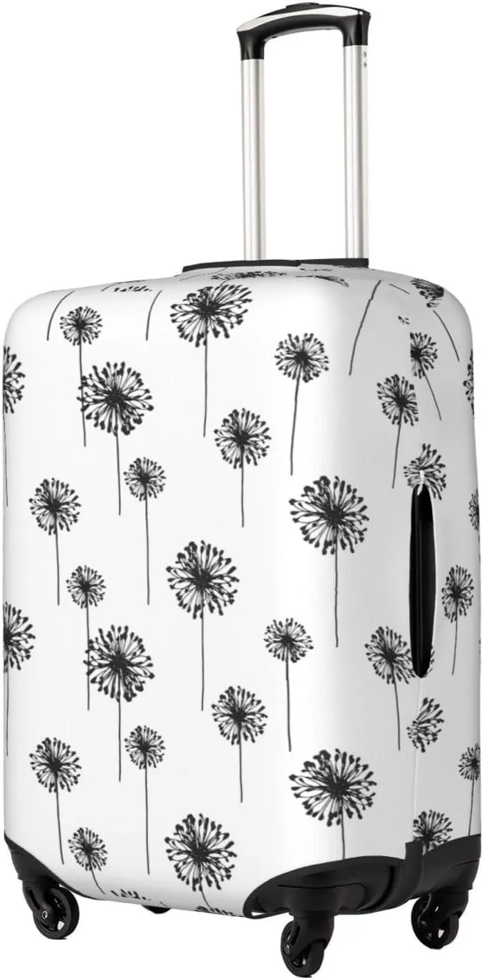 Travel Luggage Cover Suitcase Stretch Washable Dandelion Suitcase Protector Bag,Spandex Double-Sided Baggage Covers,Large