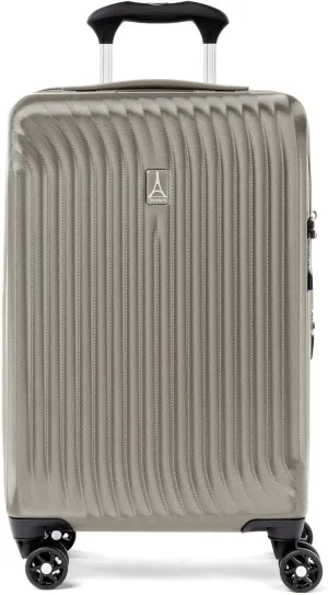 Travelpro Maxlite Air Hardside Expandable Carry on Luggage, 8 Spinner Wheels, Lightweight Hard Shell Polycarbonate Suitcase, Champagne, Carry On 21-Inch