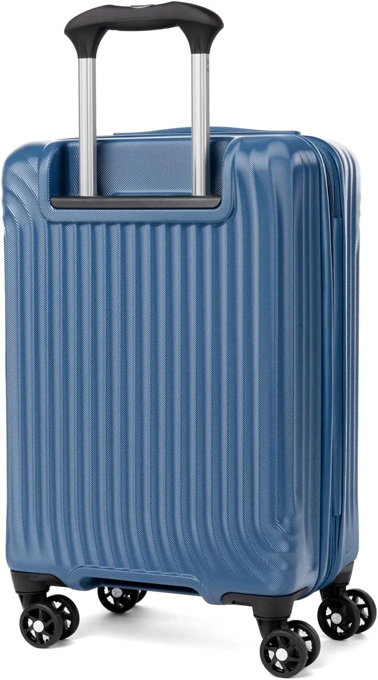 Travelpro Maxlite Air Hardside Expandable Carry on Luggage, 8 Spinner Wheels, Lightweight Hard Shell Polycarbonate Suitcase, Ensign Blue, Compact Carry On 20-Inch