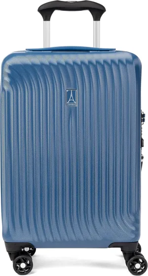 Travelpro Maxlite Air Hardside Expandable Carry on Luggage, 8 Spinner Wheels, Lightweight Hard Shell Polycarbonate Suitcase, Ensign Blue, Compact Carry On 20-Inch
