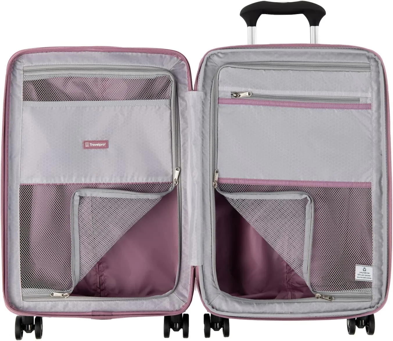 Travelpro Maxlite Air Hardside Expandable Carry on Luggage, 8 Spinner Wheels, Lightweight Hard Shell Polycarbonate Suitcase, Orchid Pink Purple, Carry On 21-Inch