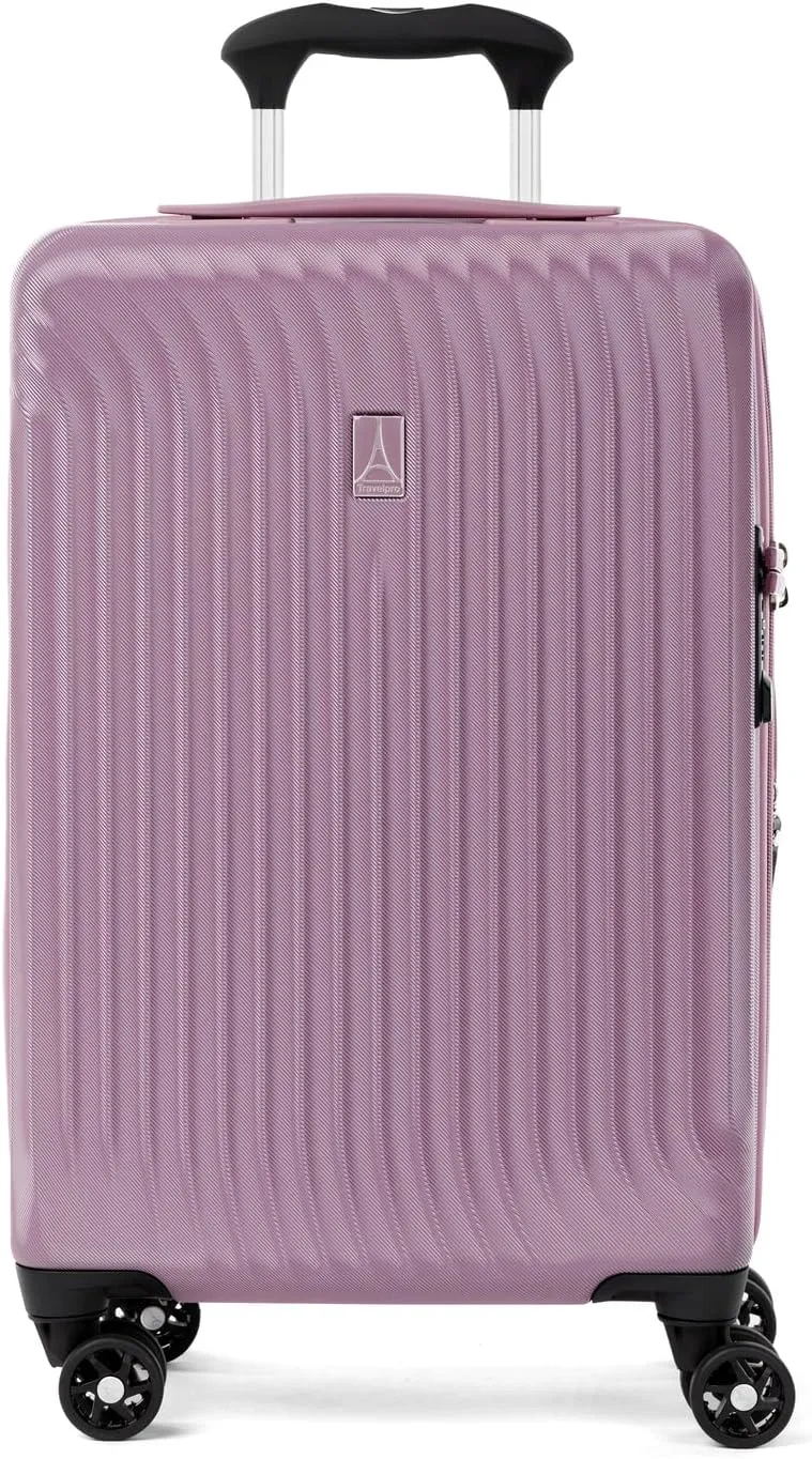 Travelpro Maxlite Air Hardside Expandable Carry on Luggage, 8 Spinner Wheels, Lightweight Hard Shell Polycarbonate Suitcase, Orchid Pink Purple, Carry On 21-Inch