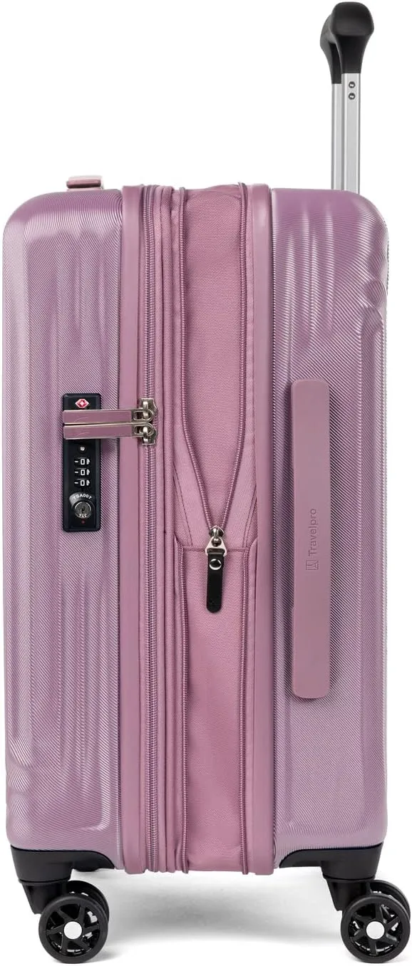 Travelpro Maxlite Air Hardside Expandable Carry on Luggage, 8 Spinner Wheels, Lightweight Hard Shell Polycarbonate Suitcase, Orchid Pink Purple, Compact Carry On 20-Inch