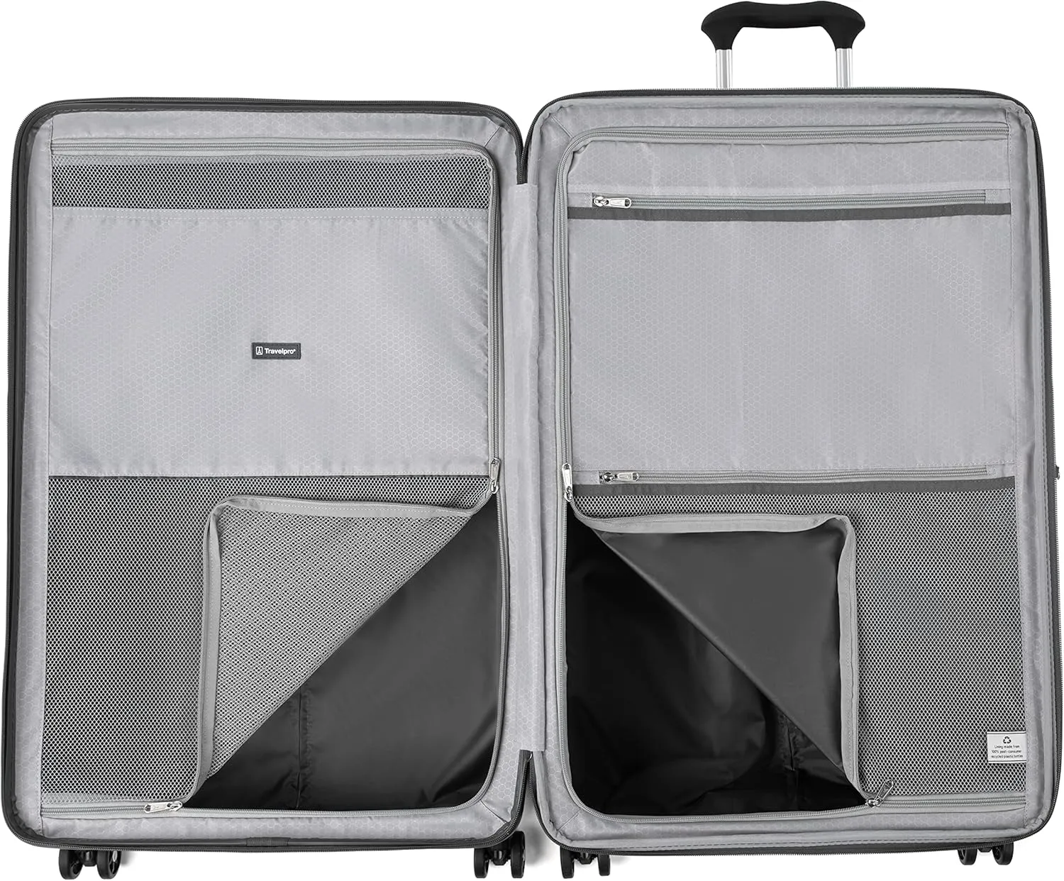 Travelpro Maxlite Air Hardside Expandable Checked Luggage, 8 Spinner Wheels, Lightweight Hard Shell Polycarbonate Suitcase, Shadow Grey, Checked Large 28-Inch