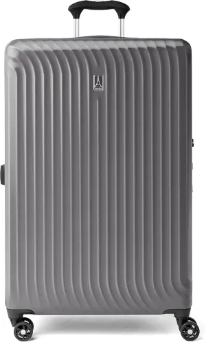Travelpro Maxlite Air Hardside Expandable Checked Luggage, 8 Spinner Wheels, Lightweight Hard Shell Polycarbonate Suitcase, Shadow Grey, Checked Large 28-Inch
