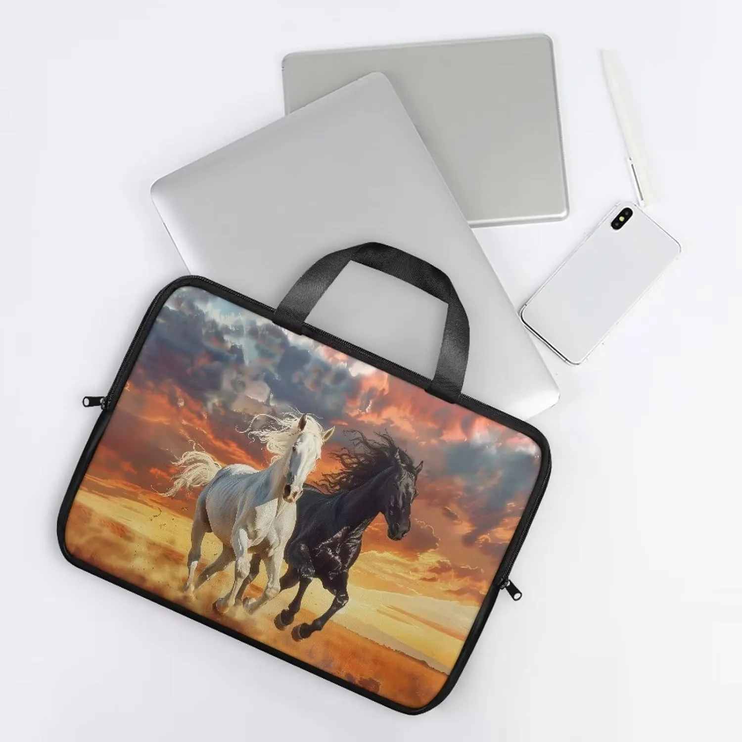 Uasibuni 15.6In Laptop Tote Bag for Travel,13" Computer Bag,14" 15" 17" 17.3" Laptop Messenger Bags