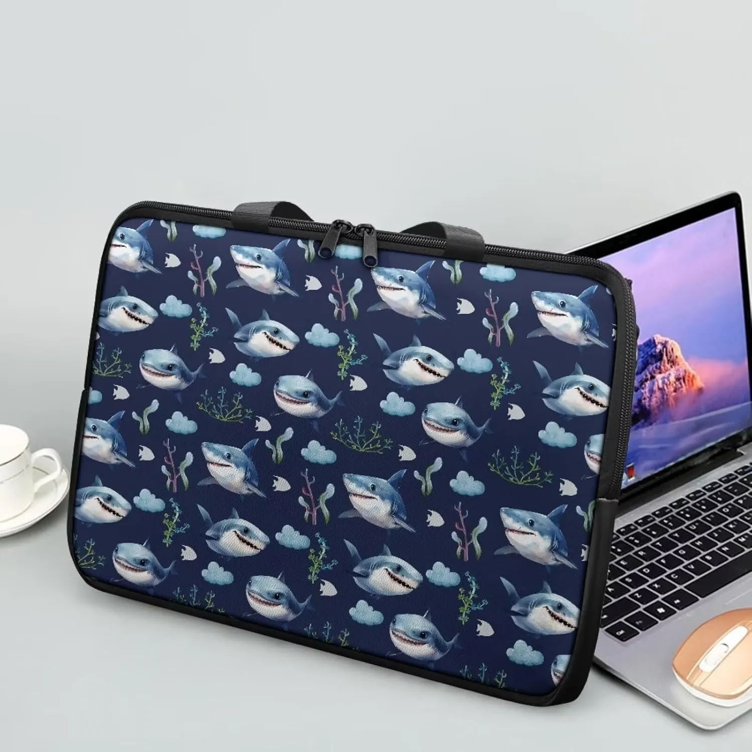 Uasibuni 17.3" Laptop Bag,Laptop Tote Bag for Work,Laptop Sleeve Bag for 13In 15.6In 17In Notebook