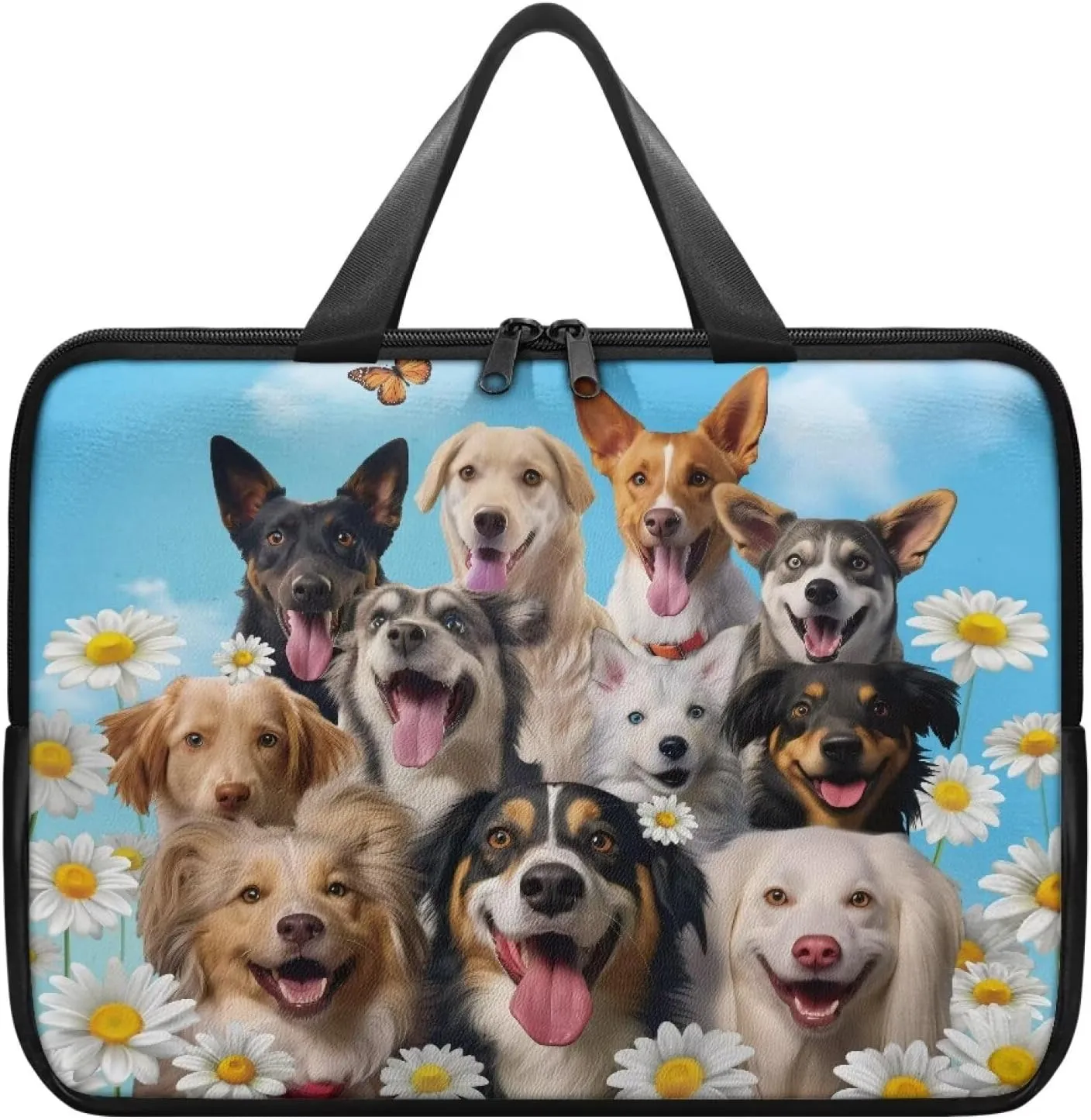 Uasibuni 17.3" Laptop Bag,Laptop Tote Bag for Work,Laptop Sleeve Bag for 13In 15.6In 17In Notebook