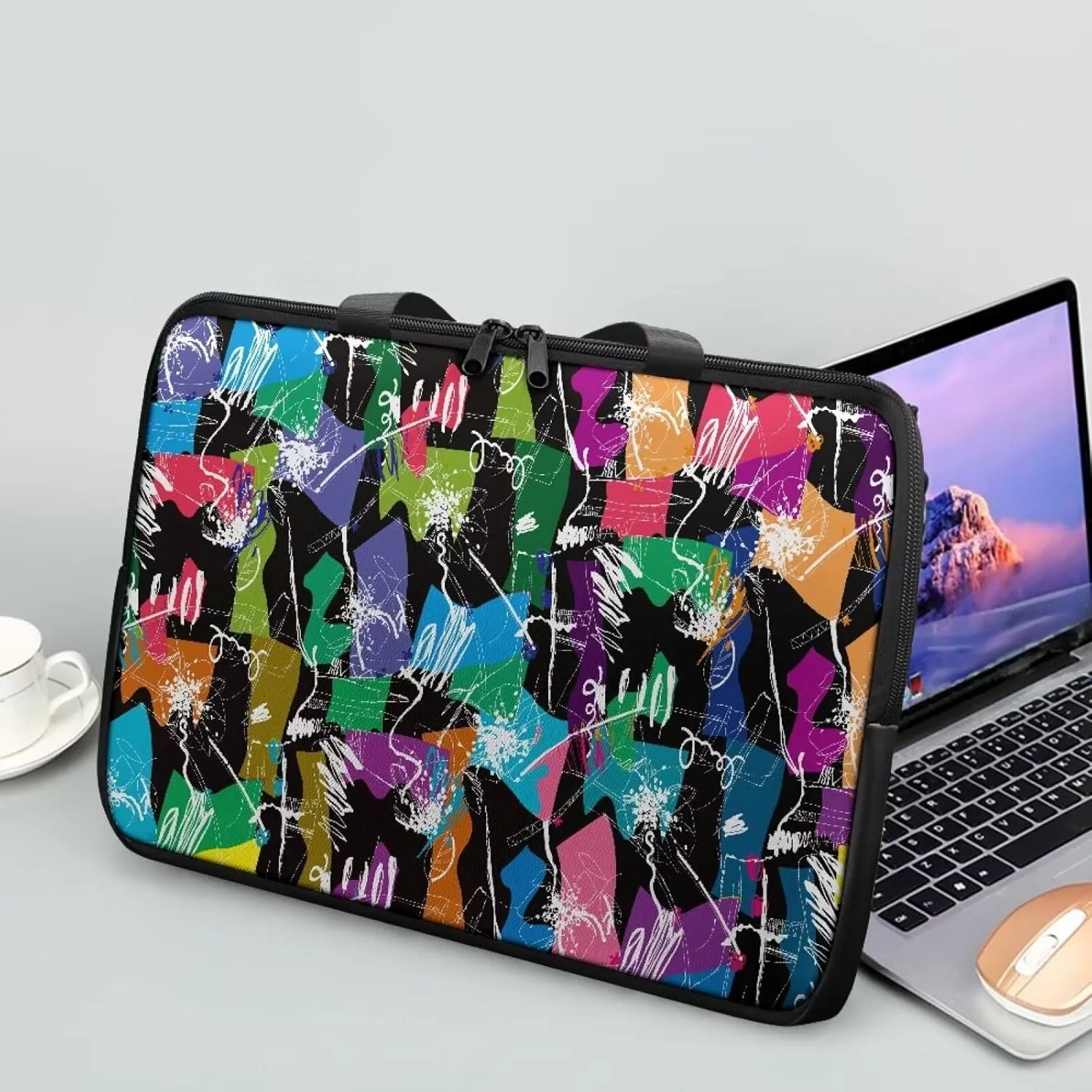 Uasibuni 17.3" Laptop Bag,Laptop Tote Bag for Work,Laptop Sleeve Bag for 13In 15.6In 17In Notebook