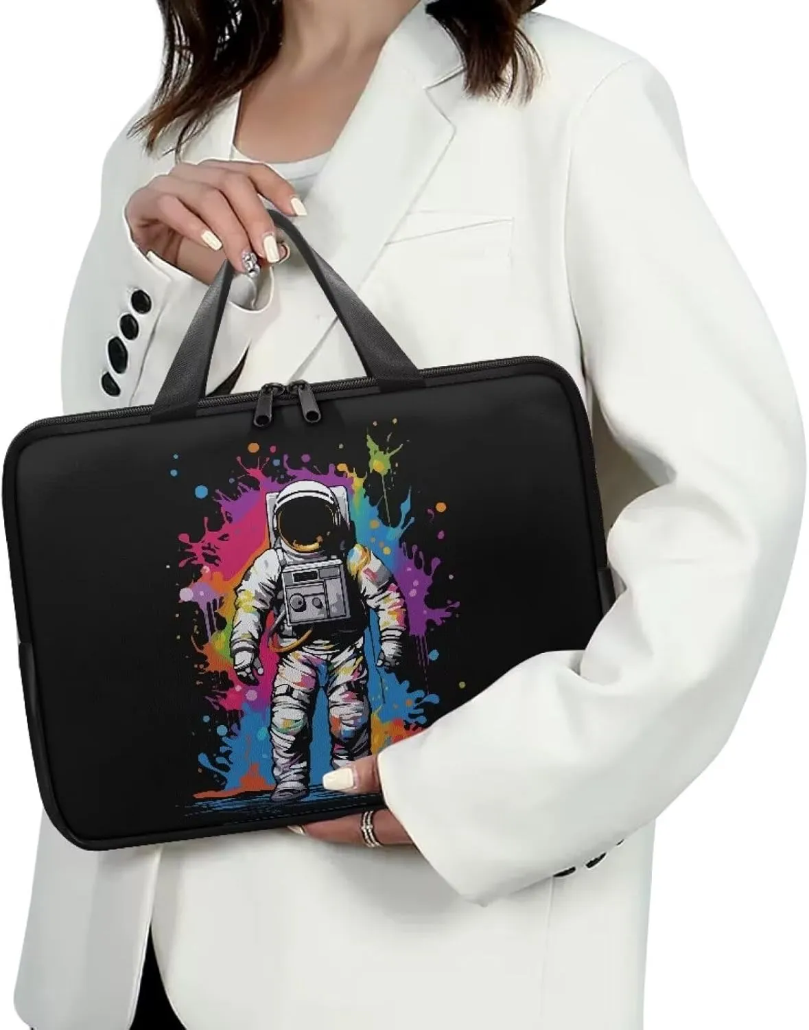 Uasibuni Computer Carrying Case,Notebook Bag for Women,Laptop Messenger Bag for Men,Laptop Sleeve