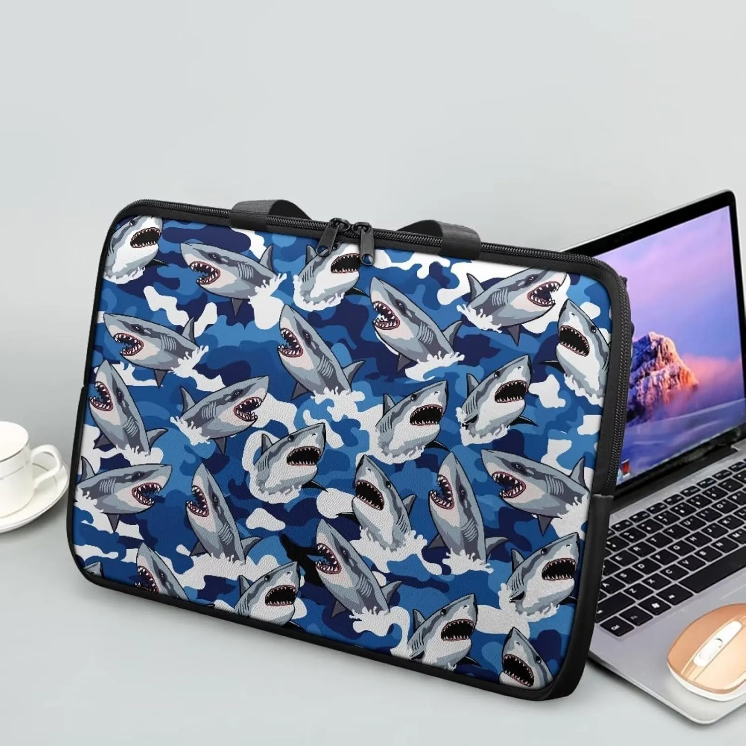 Uasibuni Computer Carrying Case,Notebook Bag for Women,Laptop Messenger Bag for Men,Laptop Sleeve