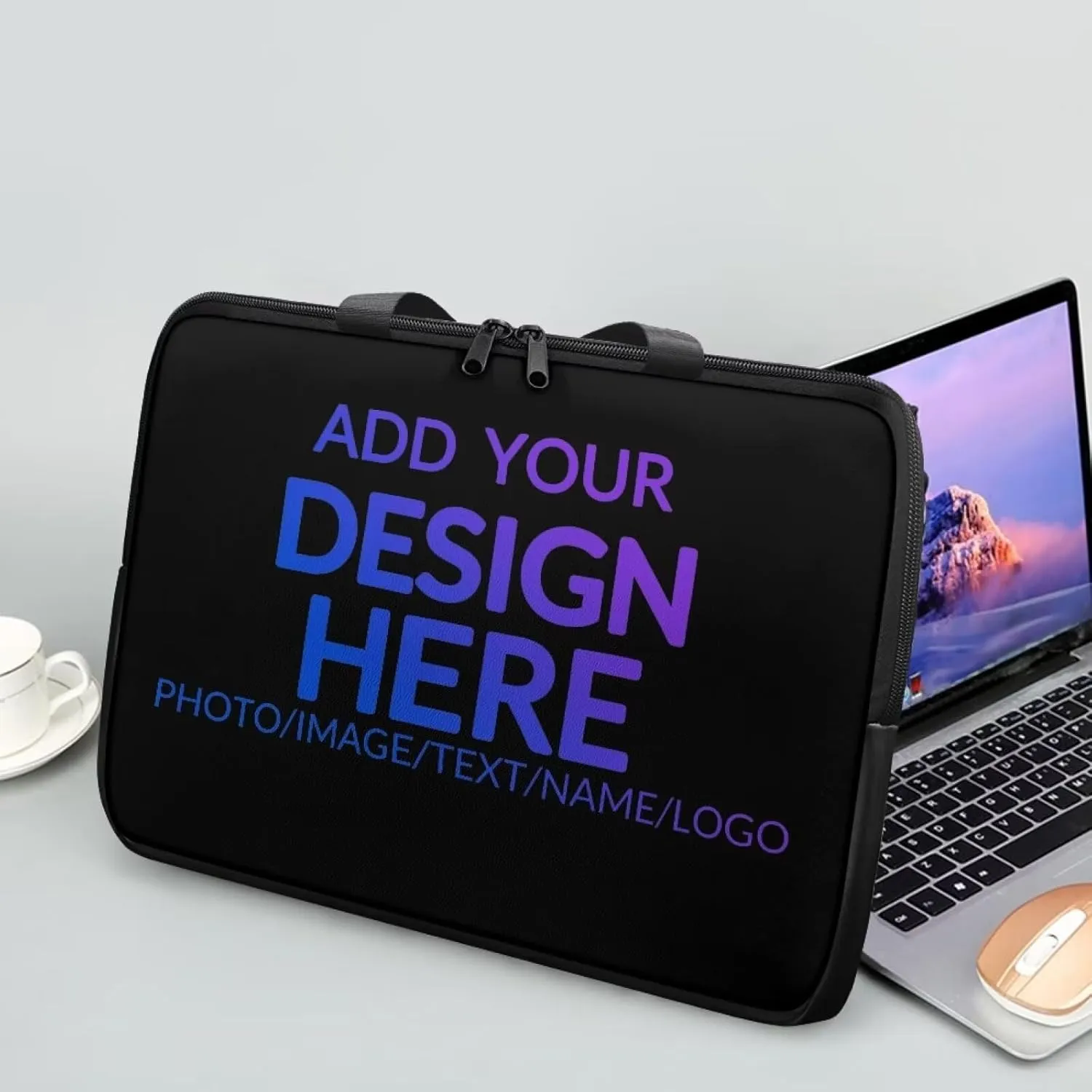 Uasibuni Personalized Laptop Tote Bag,17In/17.3In,Computer Bag Travel Laptop Bag 14"/15.6"